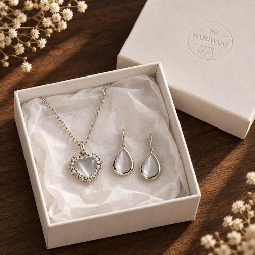 Wuuwuu gift box open with jewellery inside